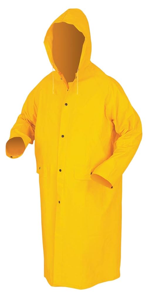 yellow raincoat gown